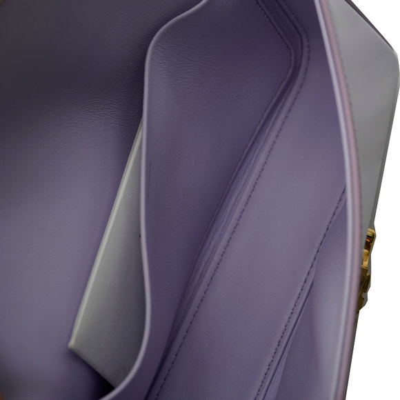 Celine Light Lavender Shiny Calfskin Triomphe Chain Bag - Picture 5 of 7